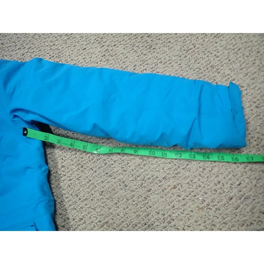 Lands' End Winter Parka Girls Size Medium‎ 10/12 Blue Excellent Insulated Hooded